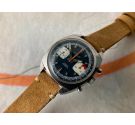 LORANDO RACING Reloj suizo Vintage cronógrafo de cuerda Cal. Valjoux 7733 *** DIAL AZUL ***
