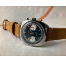 LORANDO RACING Vintage swiss chronograph hand winding watch Cal. Valjoux 7733 *** BLUE DIAL ***