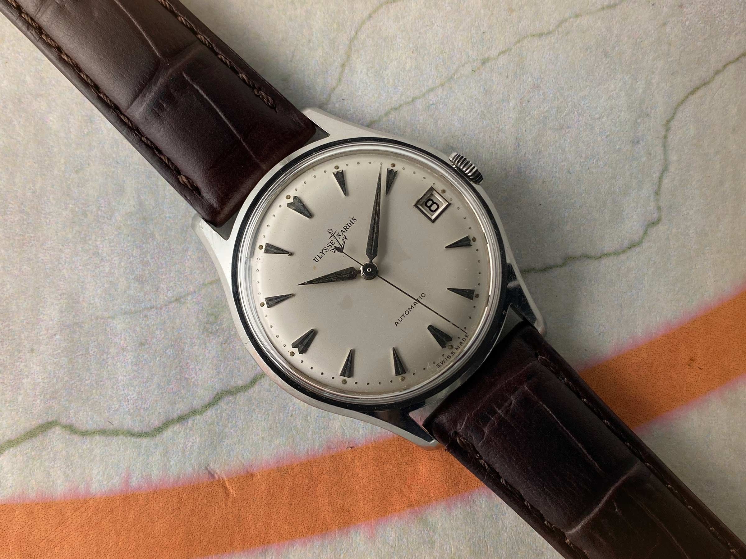 ULYSSE NARDIN Swiss vintage automatic watch Ref. Movement 8500092 Ref. Case  717255 *** PRECIOUS *** Ulysse Nardin Vintage watches - Watches83