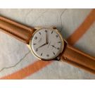 NOS STUDIO Reloj Vintage suizo de cuerda Plaqué OR Cal. Vulcain 590 TEXTURIZADO. OVERSIZE 38 mm *** NUEVO DE ANTIGUO STOCK ***