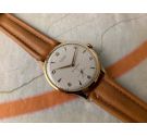 NOS STUDIO Reloj Vintage suizo de cuerda Plaqué OR Cal. Vulcain 590 TEXTURIZADO. OVERSIZE 38 mm *** NUEVO DE ANTIGUO STOCK ***