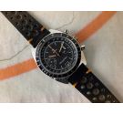 YEMA MEANGRAF SUPER Vintage chronograph hand winding watch Cal Valjoux 7734 *** SPECTACULAR ***