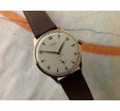 NUEVO DE ANTIGUO STOCK STUDIO Reloj vintage suizo de cuerda Cal Vulcain 590 OVERSIZE. Plaque OR. DIAL ESPECTACULAR *** NOS ***