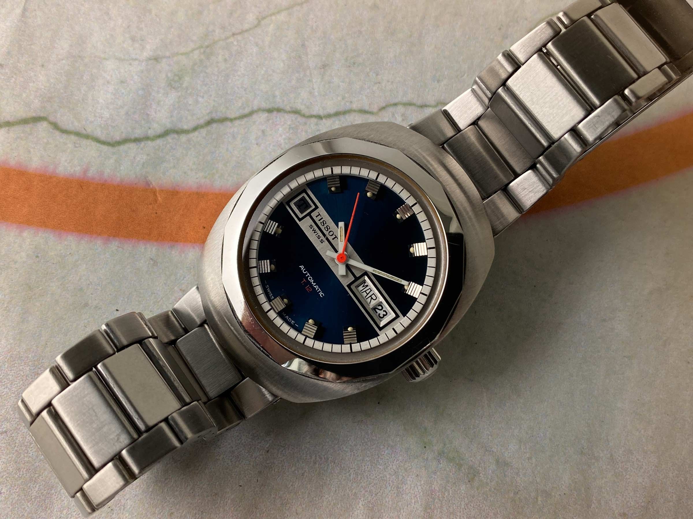TISSOT T12 Swiss vintage automatic watch Ref. 44679 Cal. 2571 *** MINT