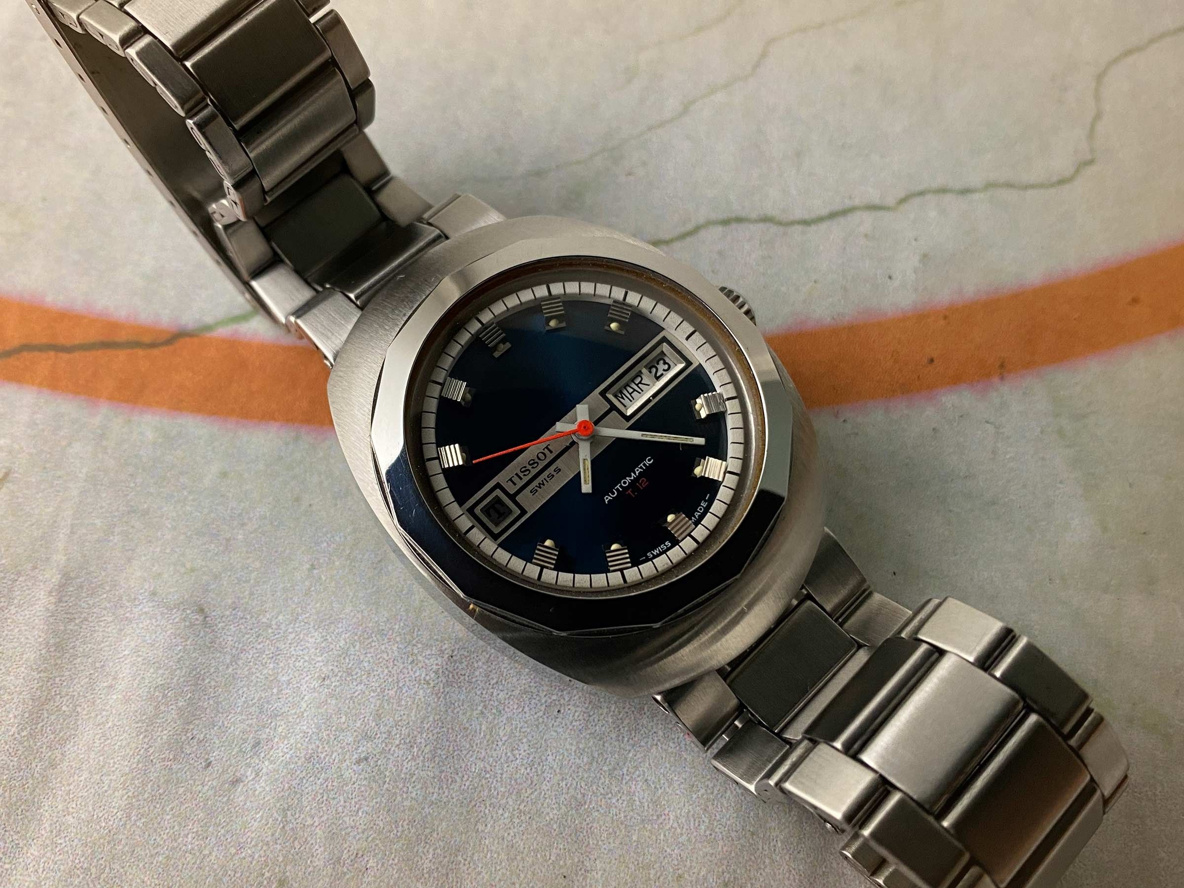 TISSOT T12 Swiss vintage automatic watch Ref. 44679 Cal. 2571 *** MINT ...