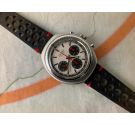 ZentRa SAVOY Reloj suizo cronografo antiguo de cuerda manual Cal Valjoux 7736 OVERSIZE *** DIAL PANDA ESPECTACULAR ***