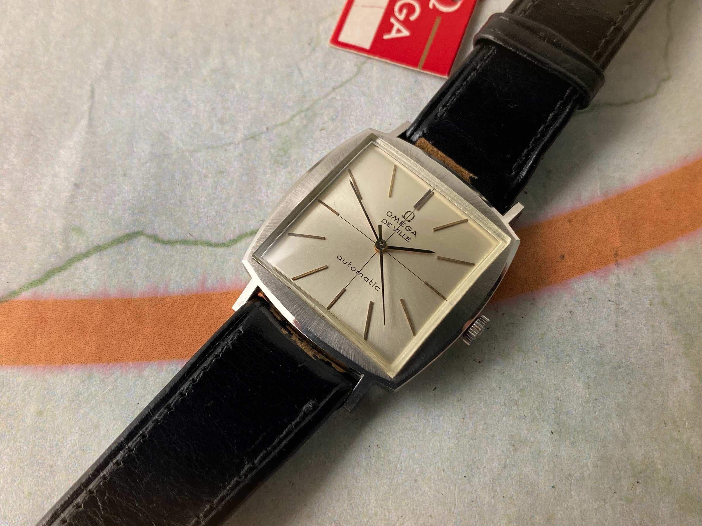N.O.S. OMEGA DE VILLE 1966 Vintage swiss automatic watch Ref. 161.022 ...