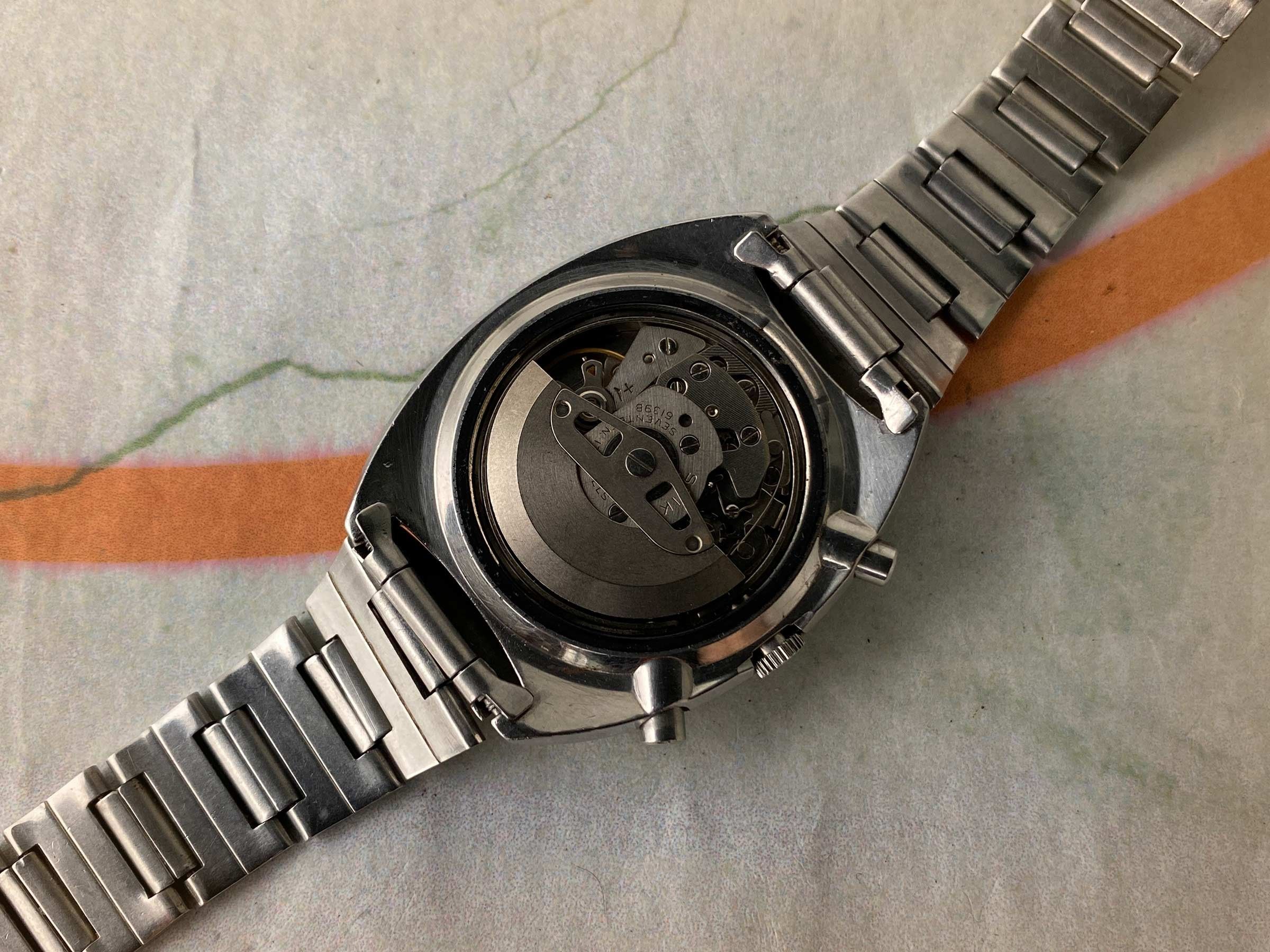 SEIKO POGUE Vintage automatic chronograph watch 1977 Cal. 6139B JAPAN J  Ref. 6139-6002 PEPSI BEZEL *** PRECIOUS *** Seiko Vintage watches -  Watches83
