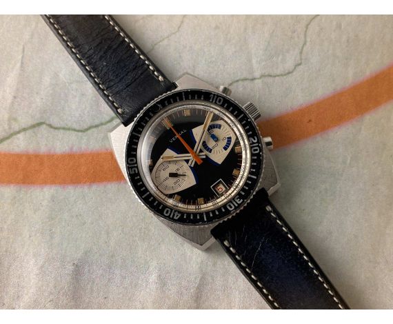 VERNAL DIVER Vintage swiss hand winding chronograph watch 20 ATM Cal. Valjoux 7734 *** OVERSIZE ***