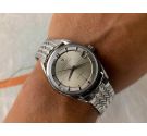 UNIVERSAL GENEVE POLEROUTER DATE Reloj vintage suizo automático Ref. 204610/6 Cal. 218-2 MICROTOR *** BRAZALETE ORIGINAL ***