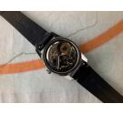 UNIVERSAL GENEVE POLEROUTER DATE 1965 Ref. 204612/2 Reloj suizo antiguo automático Cal. 218-2 *** BLACK DIAL ***
