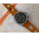PIERCE Vintage Swiss Chronographe Telemetre hand winding watch 1930/40 Cal. 134. PRECIOUS *** MONOPUSHER ***