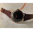 UNIVERSAL GENEVE Vintage swiss hand winding watch. Black dial. Oro 18K 0,750 Cal UG 330 *** COLLECTORS ***