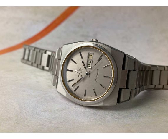 OMEGA SEAMASTER QUARTZ 1977 Reloj suizo vintage de cuarzo Ref. ST 196.0089 Cal. 1345 *** OVERSIZE ***