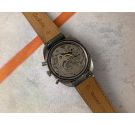 WALTHAM Reloj suizo Cronógrafo antiguo de cuerda Cal. Valjoux 7736 *** DIAL PANDA REVERSO ***