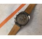 WALTHAM Swiss vintage manual winding chronograph watch Cal. Valjoux 7736 *** PANDA REVERSE DIAL ***