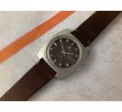 FAVRE LEUBA DUOMATIC Reloj suizo vintage automático Cal. FHF 908 Ref. 75043A *** BROWN DIAL ***
