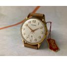 DUWARD NUEVO DE ANTIGUO STOCK Reloj suizo antiguo de cuerda Cal. Unitas 6235 Plaqué OR *** NOS ***