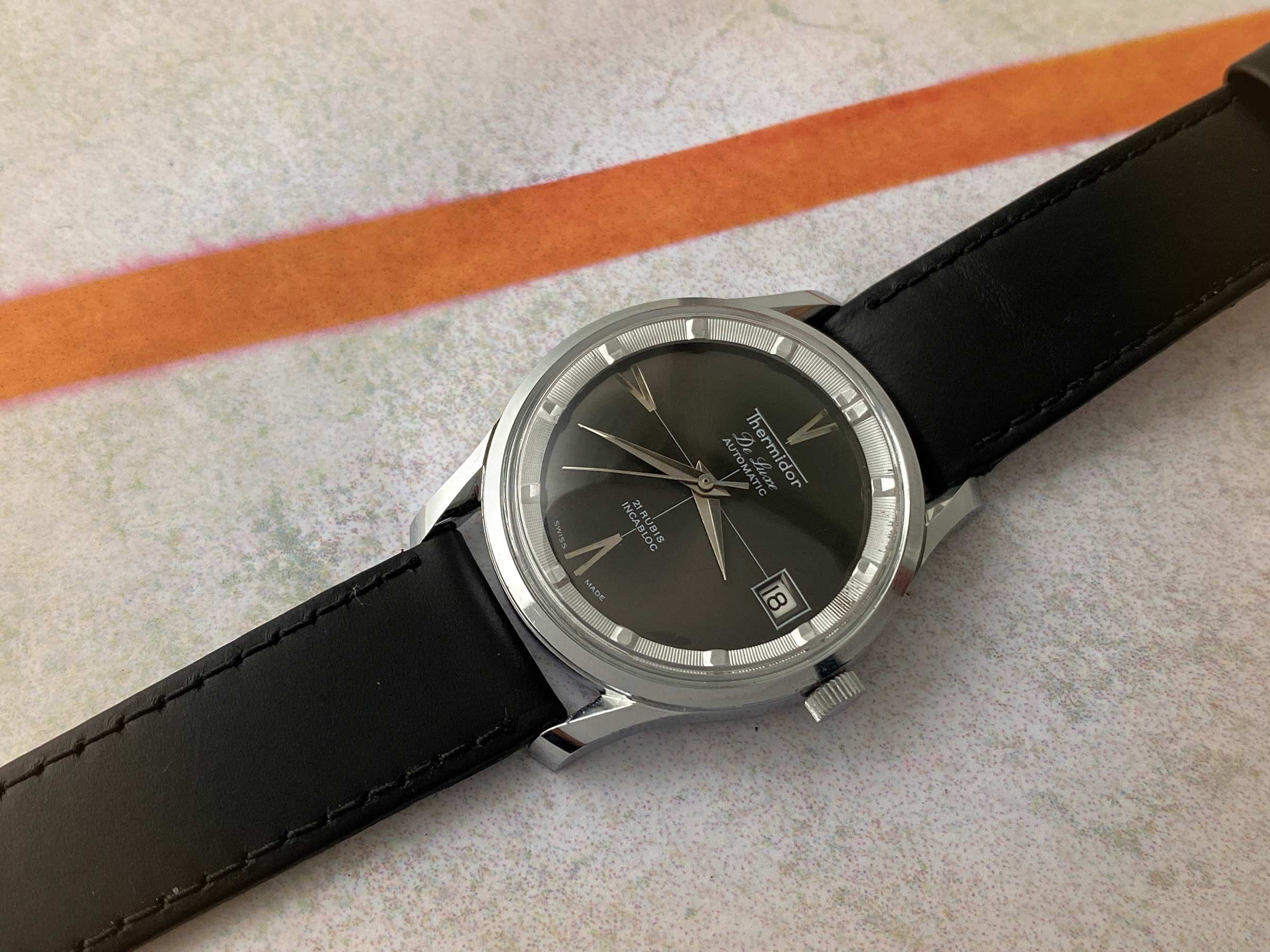 N.O.S. THERMIDOR DE LUXE Vintage swiss automatic watch Cal. ETA