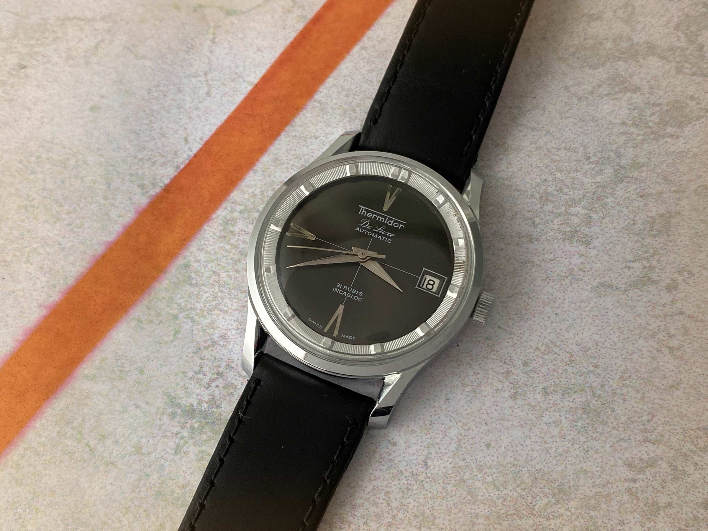 N.O.S. THERMIDOR DE LUXE Vintage swiss automatic watch Cal. ETA