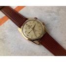 TITUS Reloj alarma vintage suizo antiguo de cuerda Cal. AS 1475 Ref 5898 Gold plated 20 Microns *** PRECIOSA PÁTINA ***