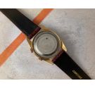 TITUS Vintage swiss manual winding alarm watch Cal. AS 1475 Ref 5898 Gold plated 20 Microns *** BEAUTIFUL PATINA ***