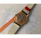 NOS AUREOLE Vintage swiss hand wind watch AWESOME Cal. FHF 26 Plaque OR *** NEW OLD STOCK ***