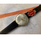NOS AUREOLE Vintage swiss hand wind watch AWESOME Cal. FHF 26 Plaque OR *** NEW OLD STOCK ***