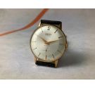 NOS AUREOLE Reloj suizo antiguo de cuerda ESPECTACULAR Cal. FHF 26 Plaqué OR *** NUEVO DE ANTIGUO STOCK ***
