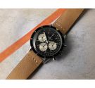 BREITLING TOP TIME 1975 JUMBO Vintage Swiss hand winding chronograph watch Ref. 7656. REVERSE PANDA *** SPECTACULAR ***