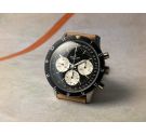 BREITLING TOP TIME 1975 JUMBO Vintage Swiss hand winding chronograph watch Ref. 7656. REVERSE PANDA *** SPECTACULAR ***
