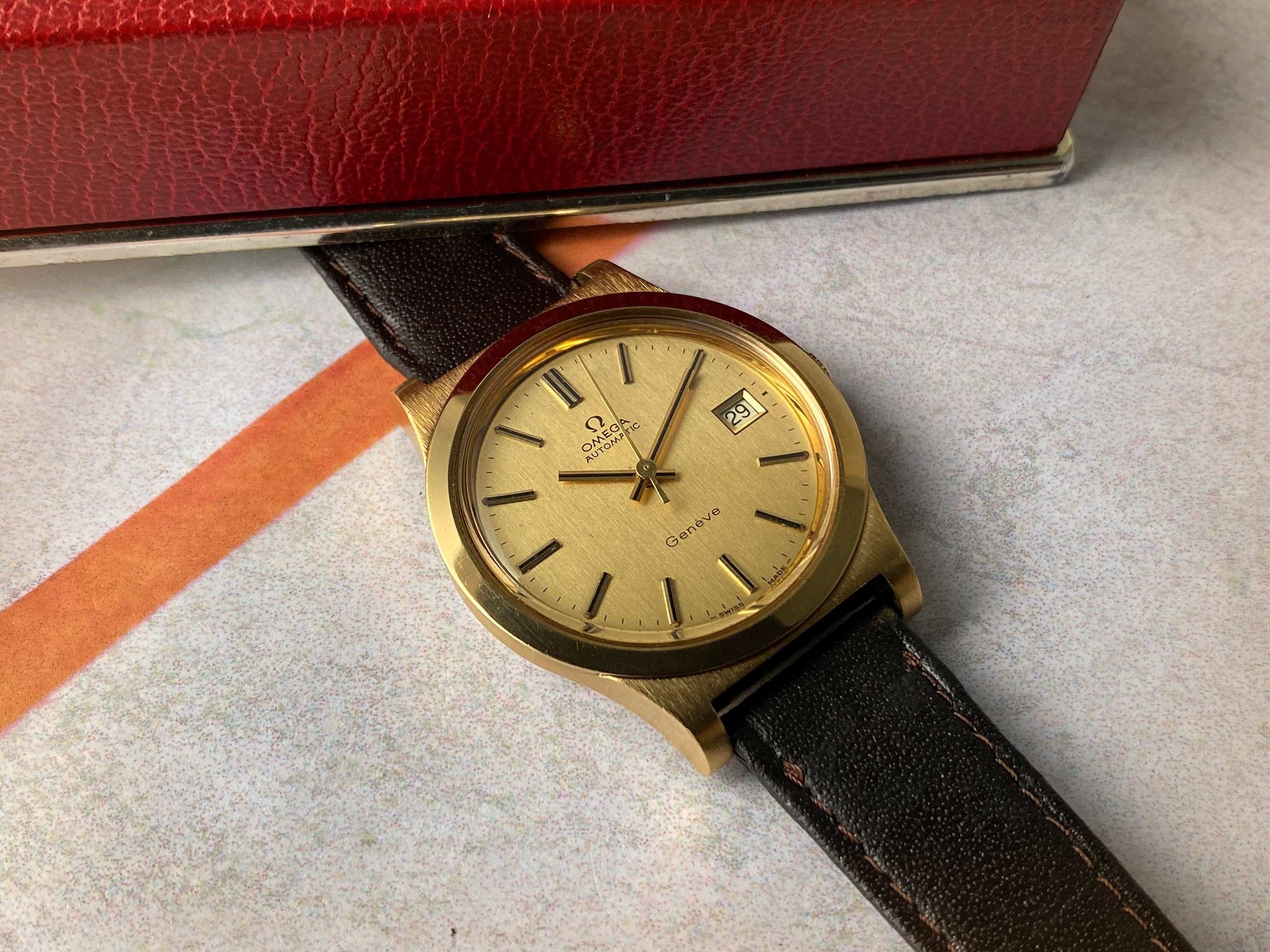 OMEGA GENÈVE Automatic Vintage swiss automatic watch Cal. 1012 Ref. 166 ...