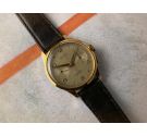 HELVETIA BIG EYES Vintage swiss hand winding chronograph watch Cal. Landeron 51 Plaqué OR *** PRECIOUS PÁTINA ***