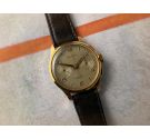 HELVETIA BIG EYES Vintage swiss hand winding chronograph watch Cal. Landeron 51 Plaqué OR *** PRECIOUS PÁTINA ***