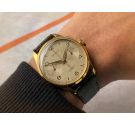 HELVETIA BIG EYES Reloj Cronógrafo suizo antiguo de cuerda Cal. Landeron 51 Plaqué OR *** PRECIOSA PÁTINA ***