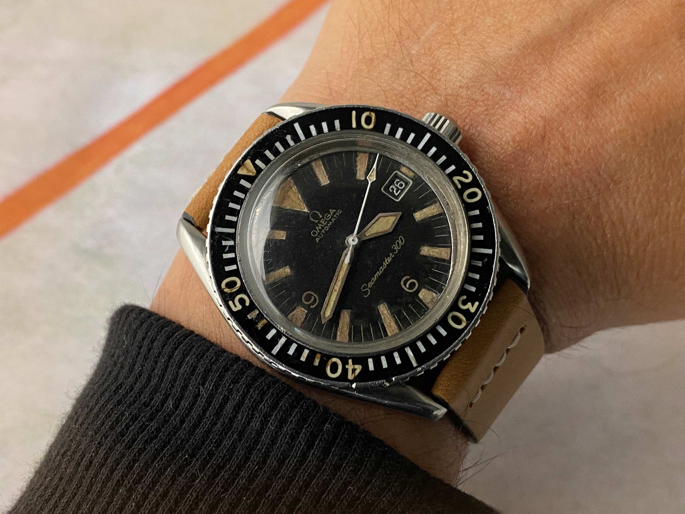 OMEGA SEAMASTER 300 BIG TRIANGLE DIVER 1969 Vintage swiss