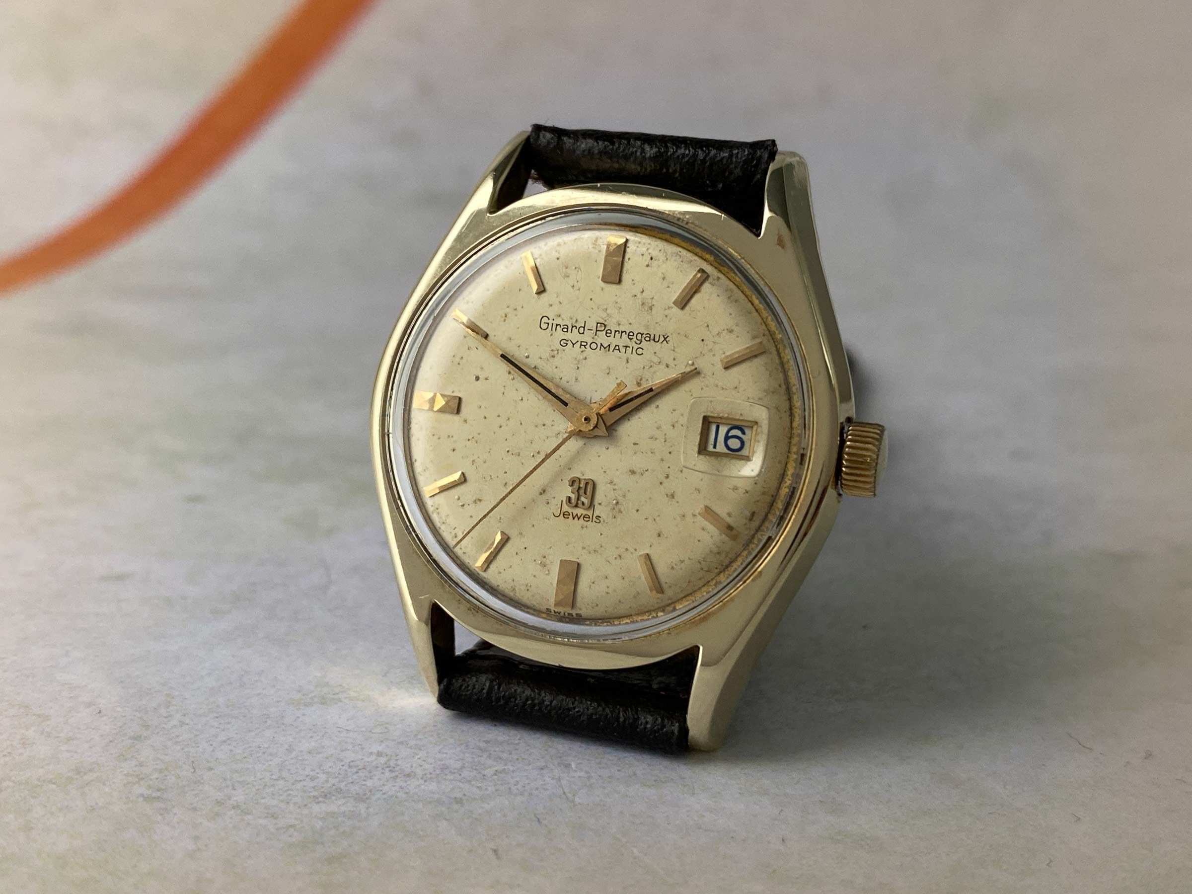 GIRARD PERREGAUX GYROMATIC Vintage swiss automatic watch Cal. GP