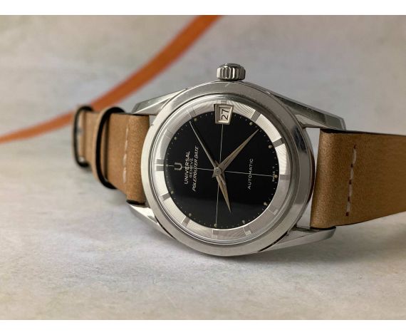 UNIVERSAL GENEVE POLEROUTER DATE 1965 Ref. 204612/2 Vintage swiss automatic watch Cal. 218-2 *** COLLECTORS ***