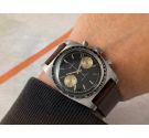 MULCO CRONOGRAFO DIVER Vintage swiss hand winding chronograph watch Cal. Valjoux 23 *** REVERSE PANDA ***