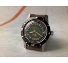 EURO WATCH DIVER 450 FEET Reloj suizo antiguo automático 150 METERS Cal. ETA 2472 *** ESPECTACULAR TAPA TRASERA ***