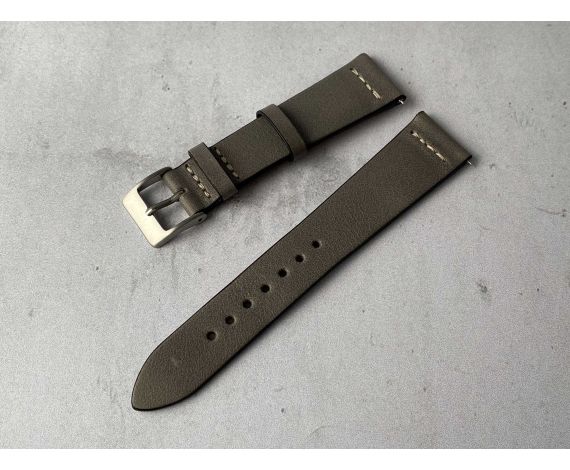 ARIZONA Vintage Leather Watch Strap with Quick Release system *** GREY ***