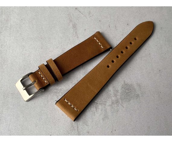 ARIZONA Vintage Leather Watch Strap with Quick Release system *** BROWN ***