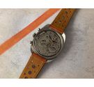 HADRA GENÈVE Vintage swiss hand winding chronograph watch Cal. Valjoux 7734 *** BEAUTIFUL ***