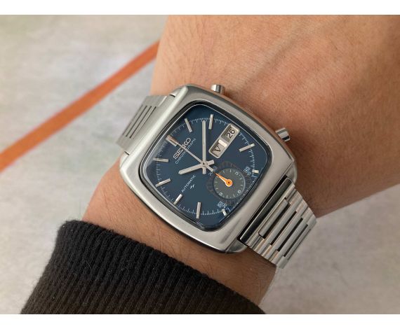 MINT SEIKO MONACO Ref 7016-5000 Vintage automatic chronograph watch Cal 7016 SPECTACULAR *** IMPRESSIVE CONDITION ***