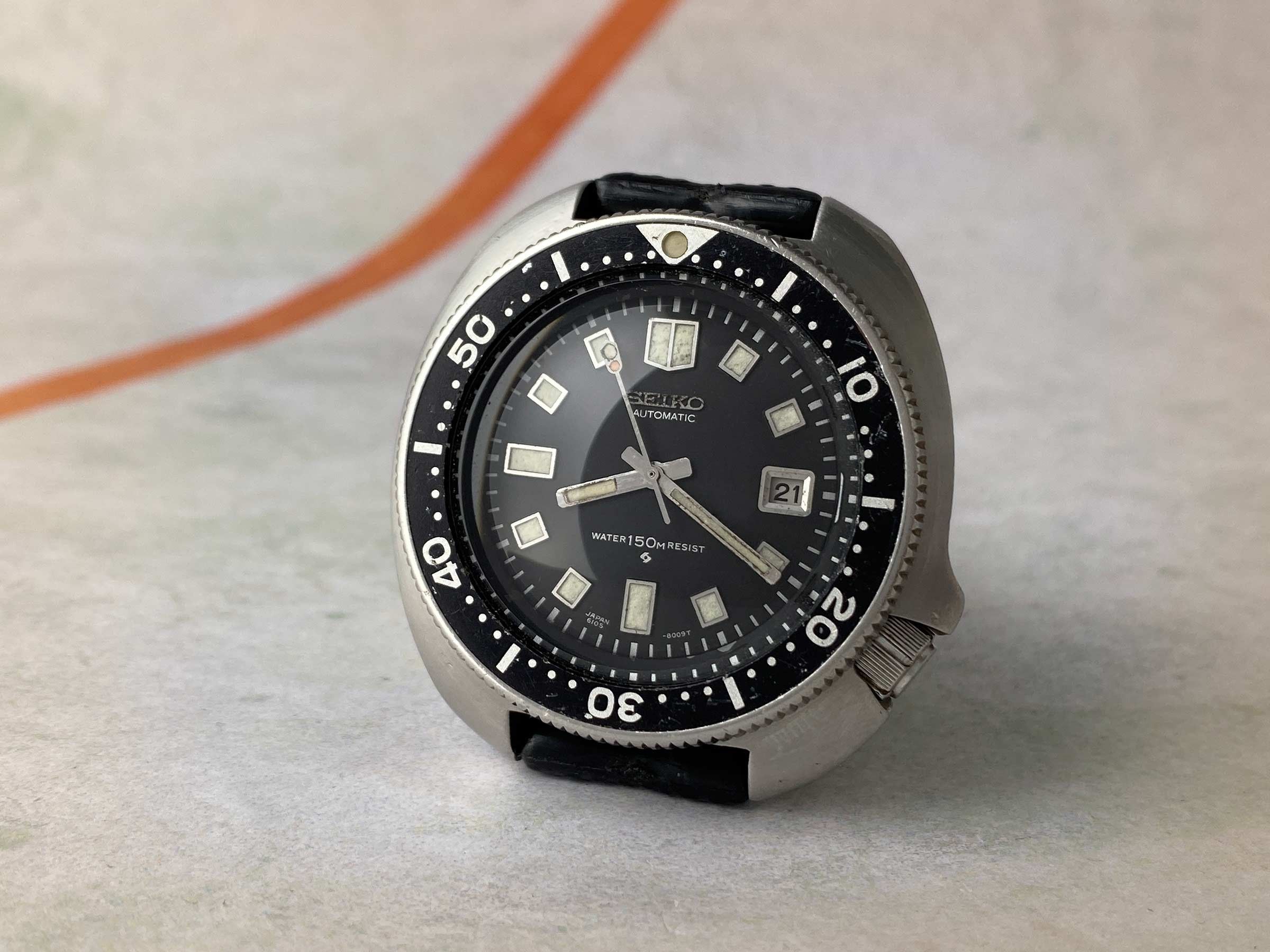 SOLD 1972 Seiko 6105-8110 Divers Watch 'Apocalypse Now' Birth Year Watches  