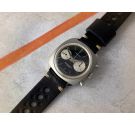 VERNAL BIG EYE Reloj Cronógrafo suizo antiguo de cuerda Cal. Landeron 248 *** DIAL PANDA REVERSO ***
