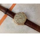EBERHARD DATO COMPAX 1955 Reloj suizo vintage de cuerda Cal. Valjoux 72 Ref. 1352 18K 0,750 *** COLECCIONISTAS ***