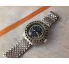 FAVRE LEUBA DEEP BLUE ROULETTE Reloj suizo vintage automático 50 ATU Ref. 59863 Cal. FL 1153 CORONA ROSCADA *** PRECIOSO ***
