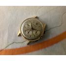 HELVETIA TRIPLE REGISTER Chronograph Swiss hand winding watch GOLD 18K 0.750 Cal. Venus 178 *** COLLECTORS ***