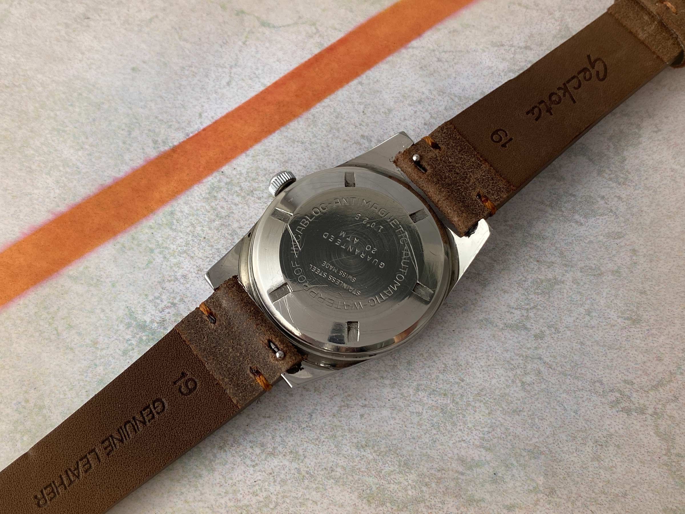 MARDON FLEET Vintage swiss automatic DIVER watch Cal. AS 1700-01 BROAD ...